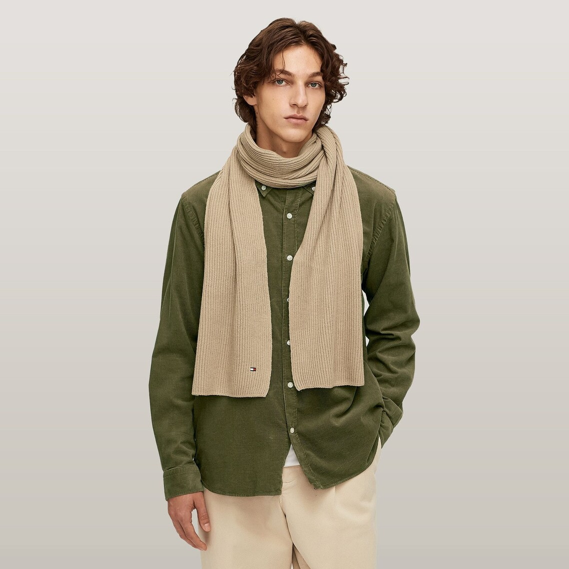 フラッグピマコットンカシミヤストール | トミー ヒルフィガー