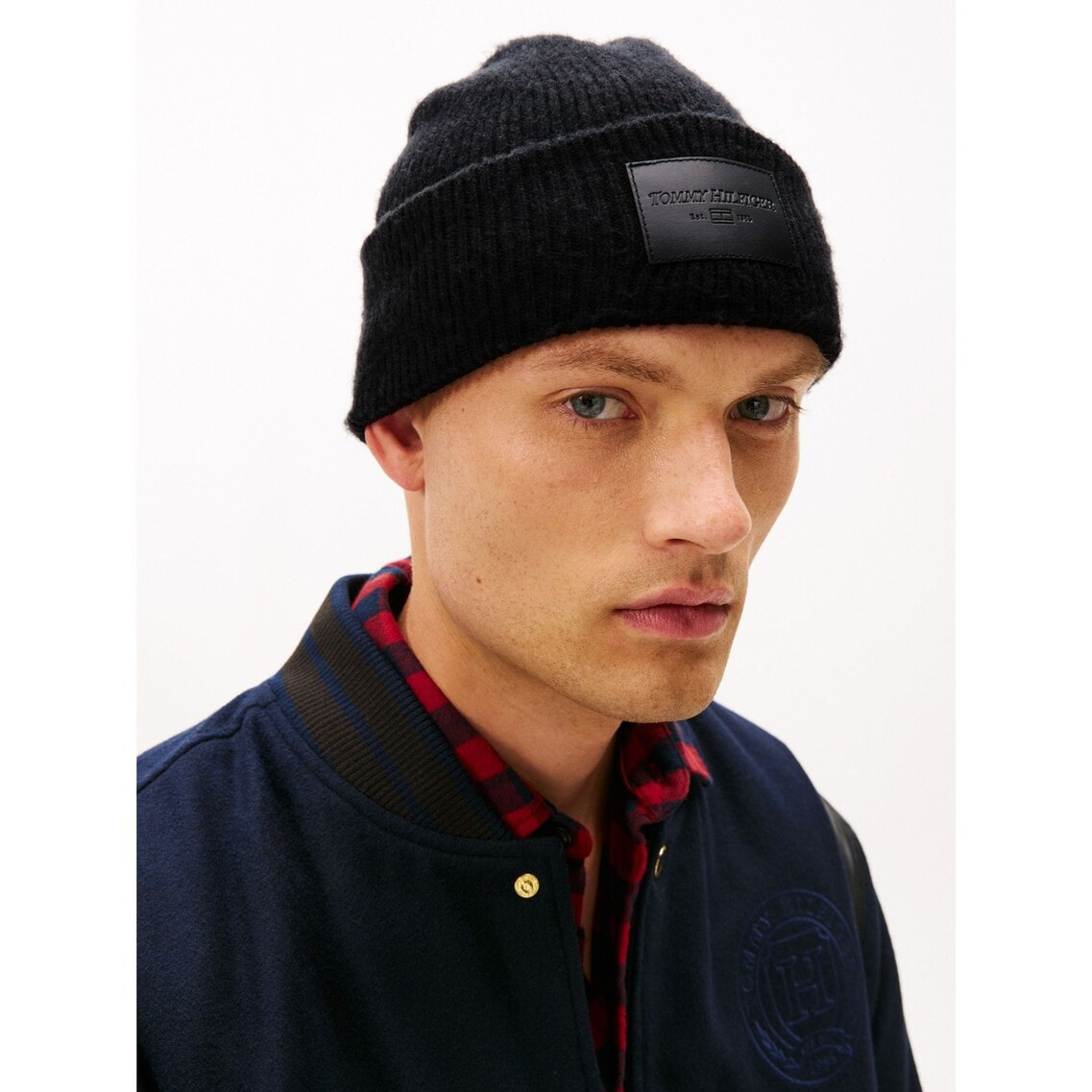 レザーパッチビーニー | トミー ヒルフィガー | トミー ヒルフィガー