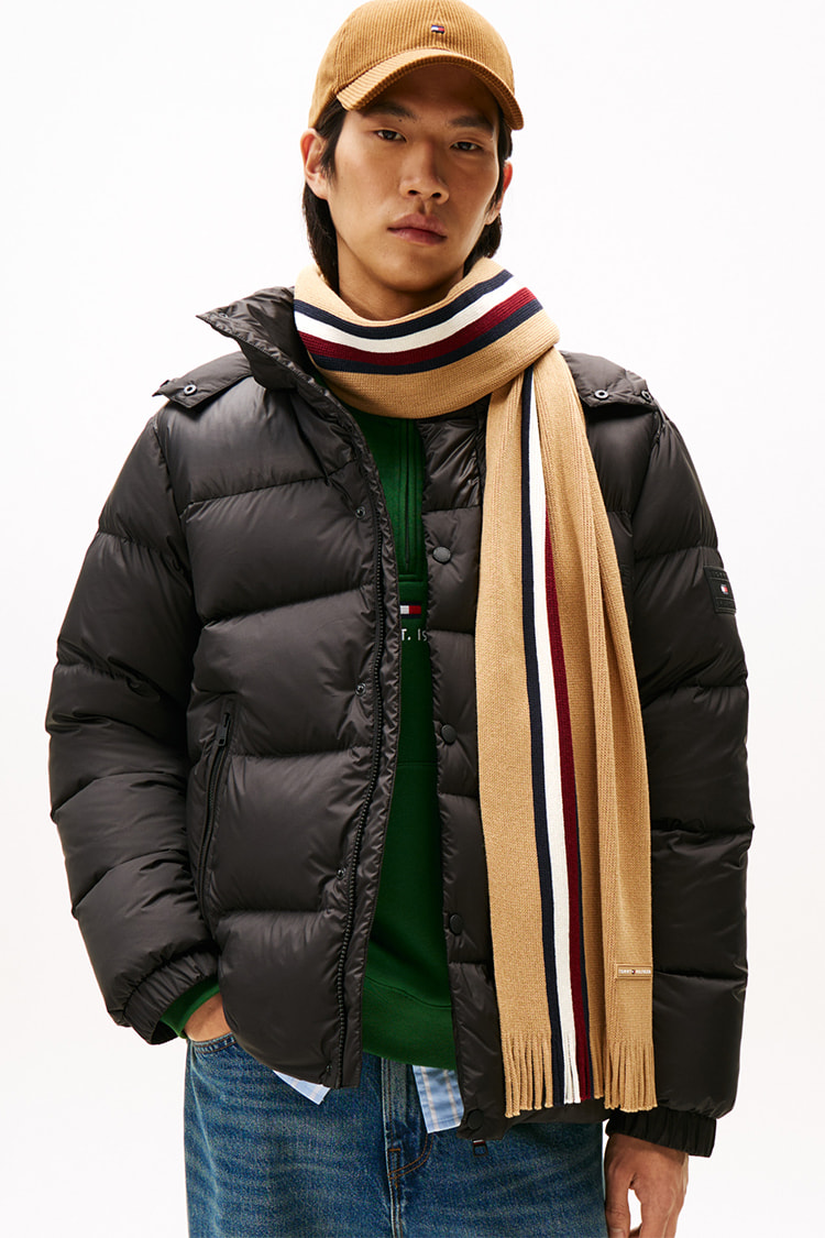 訳アリ 日本未発売 トミーヒルフィガー 羊革 スイングトップブルゾン