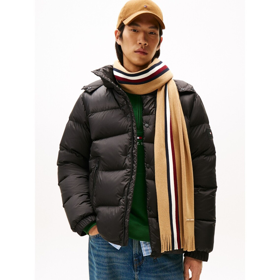 3点でさらに10％OFF】マルチストライプ柄スカーフ | トミー