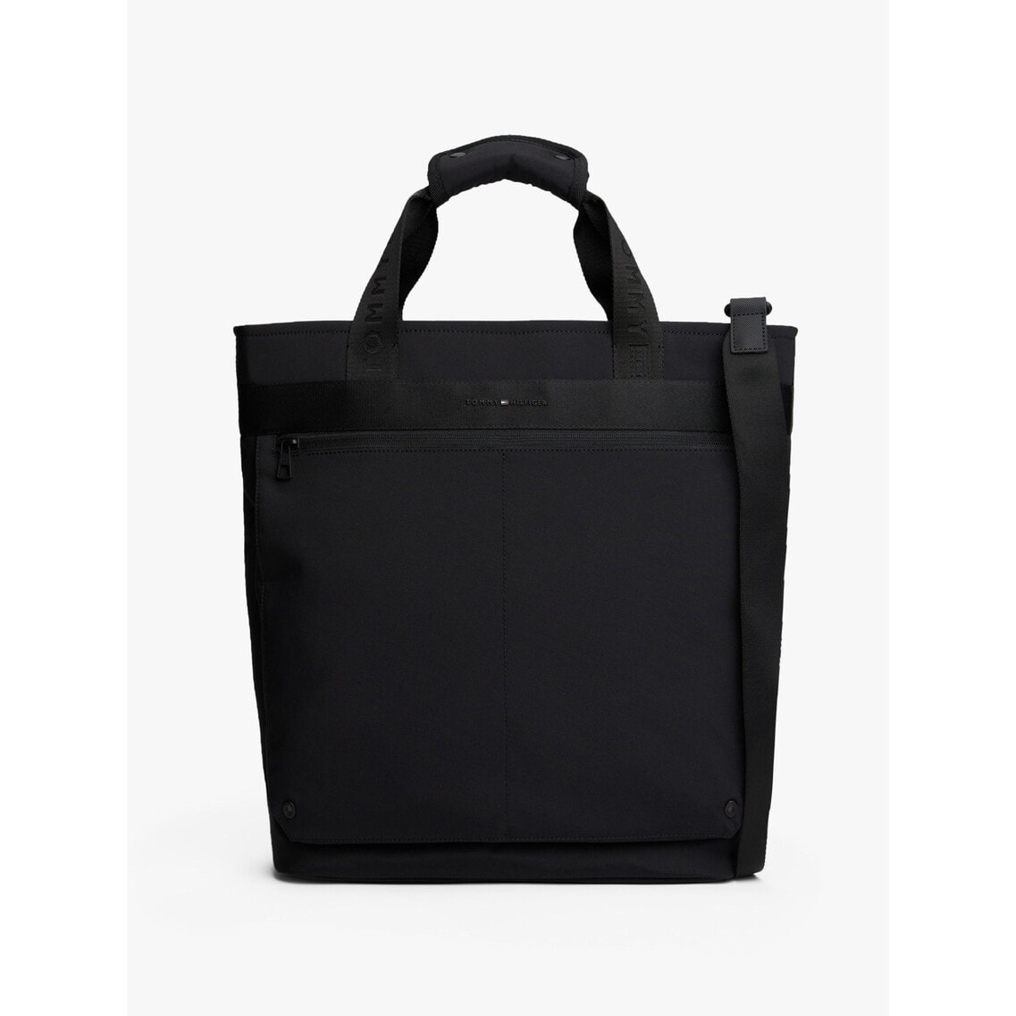 里絵様【新品】トミーヒルフィガー　ベーシック　トートバッグ　黒　軽量 トミー・ヒルフィガー(Tommy Hilfiger) バッグ トートバッグ