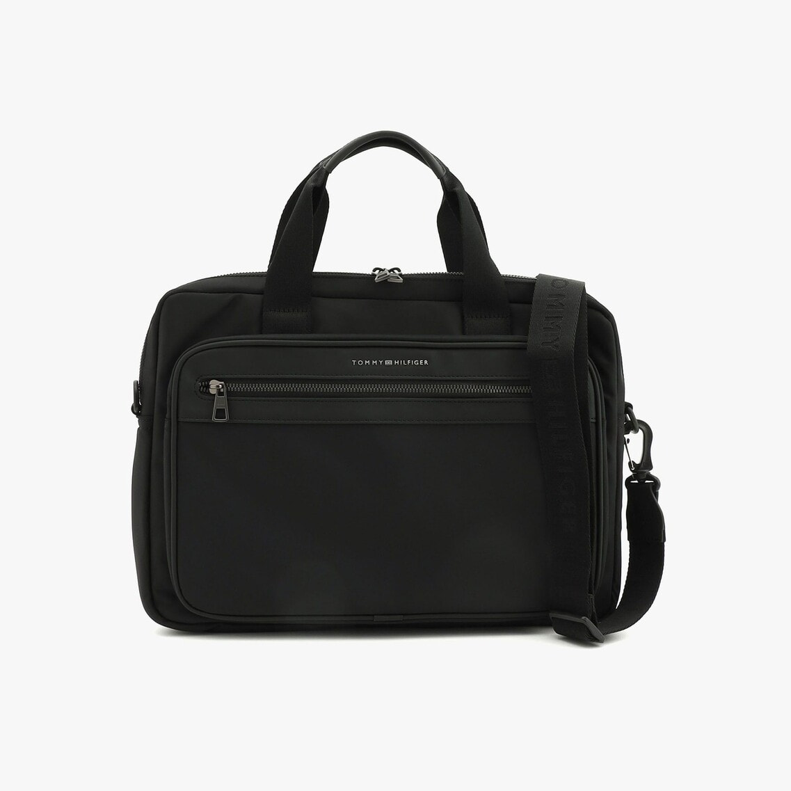 【美品】トミー・ヒルフィガー ブラック ビジネスバッグ　（laptop入ります） リプリーブコンピューターバッグ | トミー ヒルフィガー | トミー