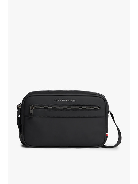 新品　  トミー ヒルフィガー　バムバッグ　ブラック トミー ヒルフィガー TOMMY HILFIGER モノグラムミニショルダーバッグ