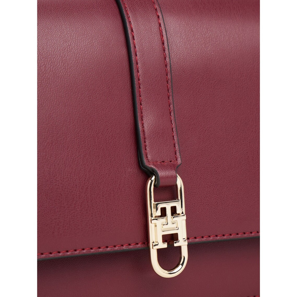 JISOO着用】リブレフラップクロスボディバッグ | トミー ヒルフィガー