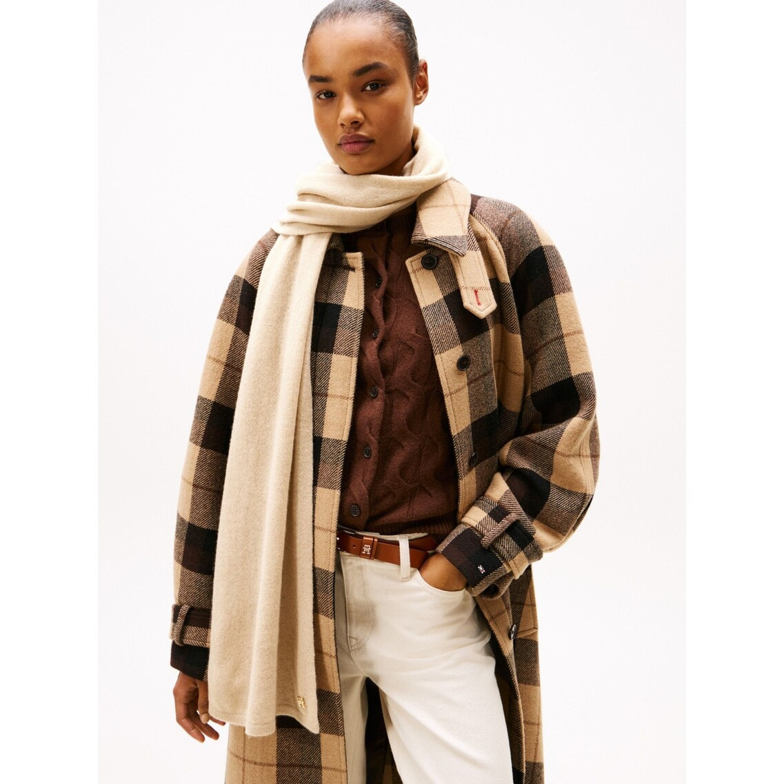 カシミヤニットマフラー | トミー ヒルフィガー | トミー ヒルフィガー