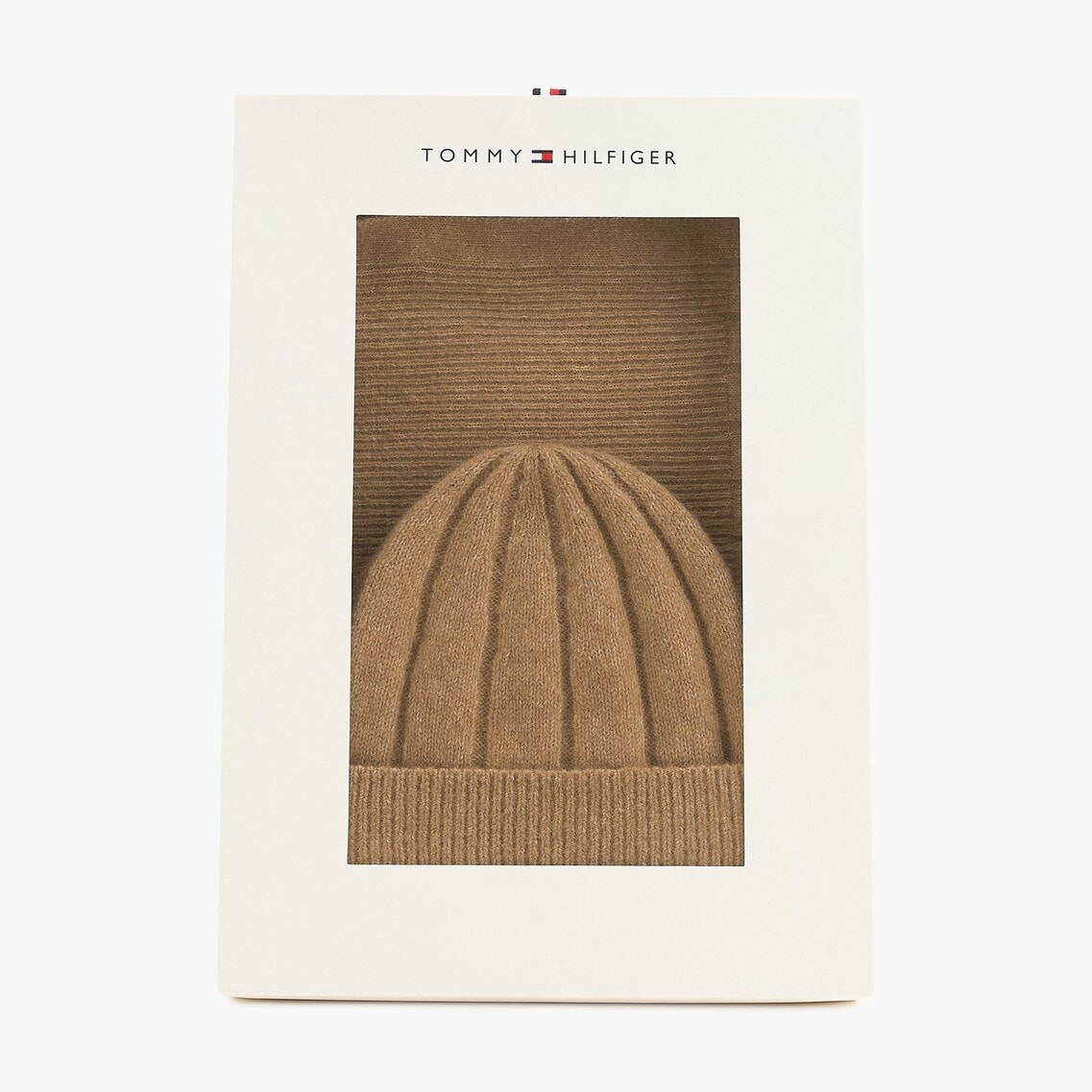 MFながっち様 フラッグフラッフィビーニーアンドマフラー | トミー ヒルフィガー