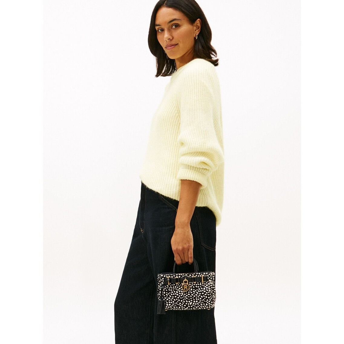 アメリカンアイコンマイクロディアレザートートバッグ | トミー