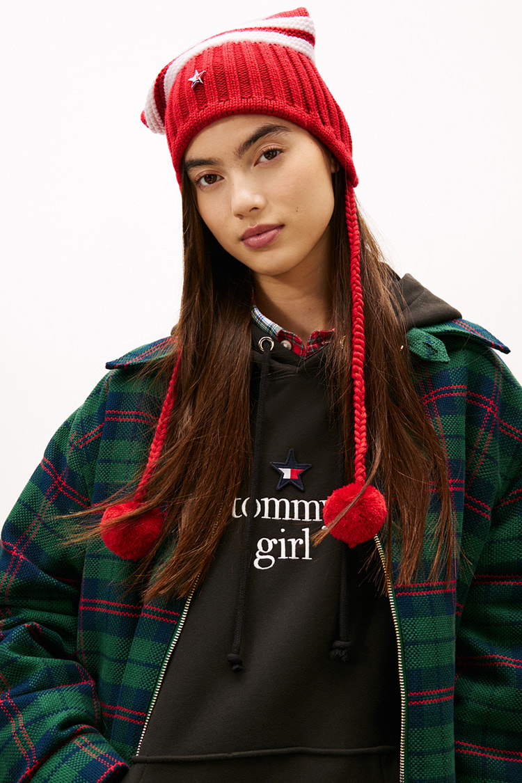 未使用新品のトミーヒルフィガーレザー ハイカットブーツ トミー ヒルフィガー TOMMY HILFIGER ロゴレザーロングブーツ