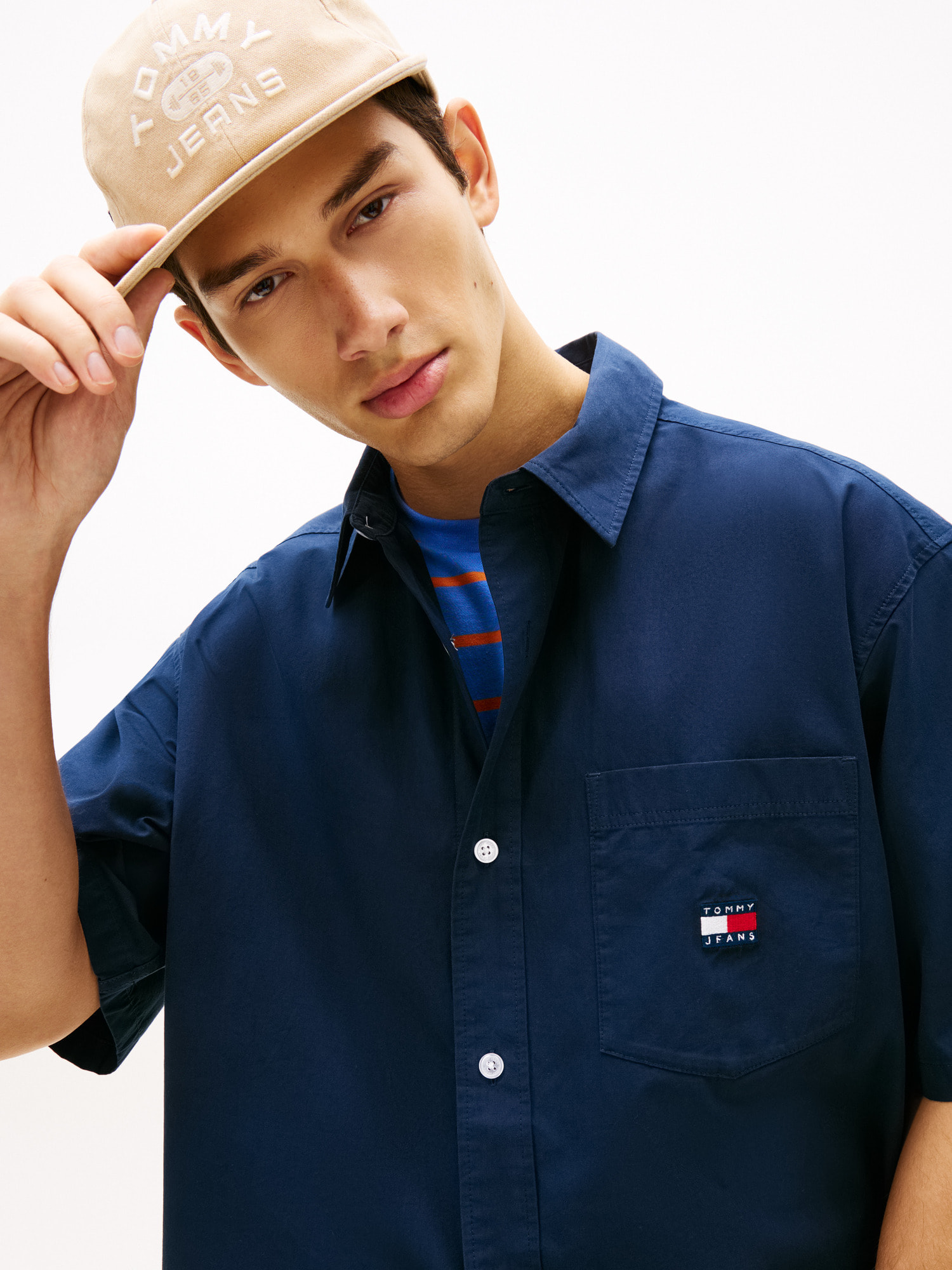 さらに10％ off】イージーポプリンショートスリーブオーバーシャツ 