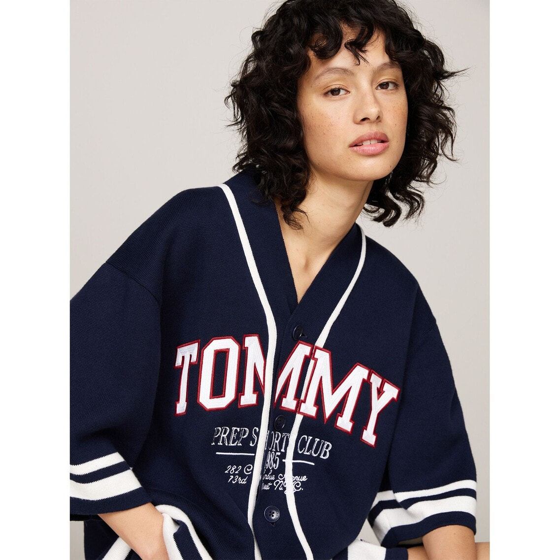 TOMMY COLLECTION ニットベースボールシャツ | トミー ジーンズ | トミー ヒルフィガー 公式オンラインストア