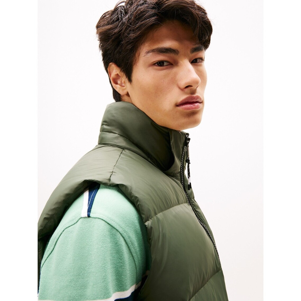 ★最安値   Essential Down Vest Zanter Down Vest (Olive) - Okayama Denim