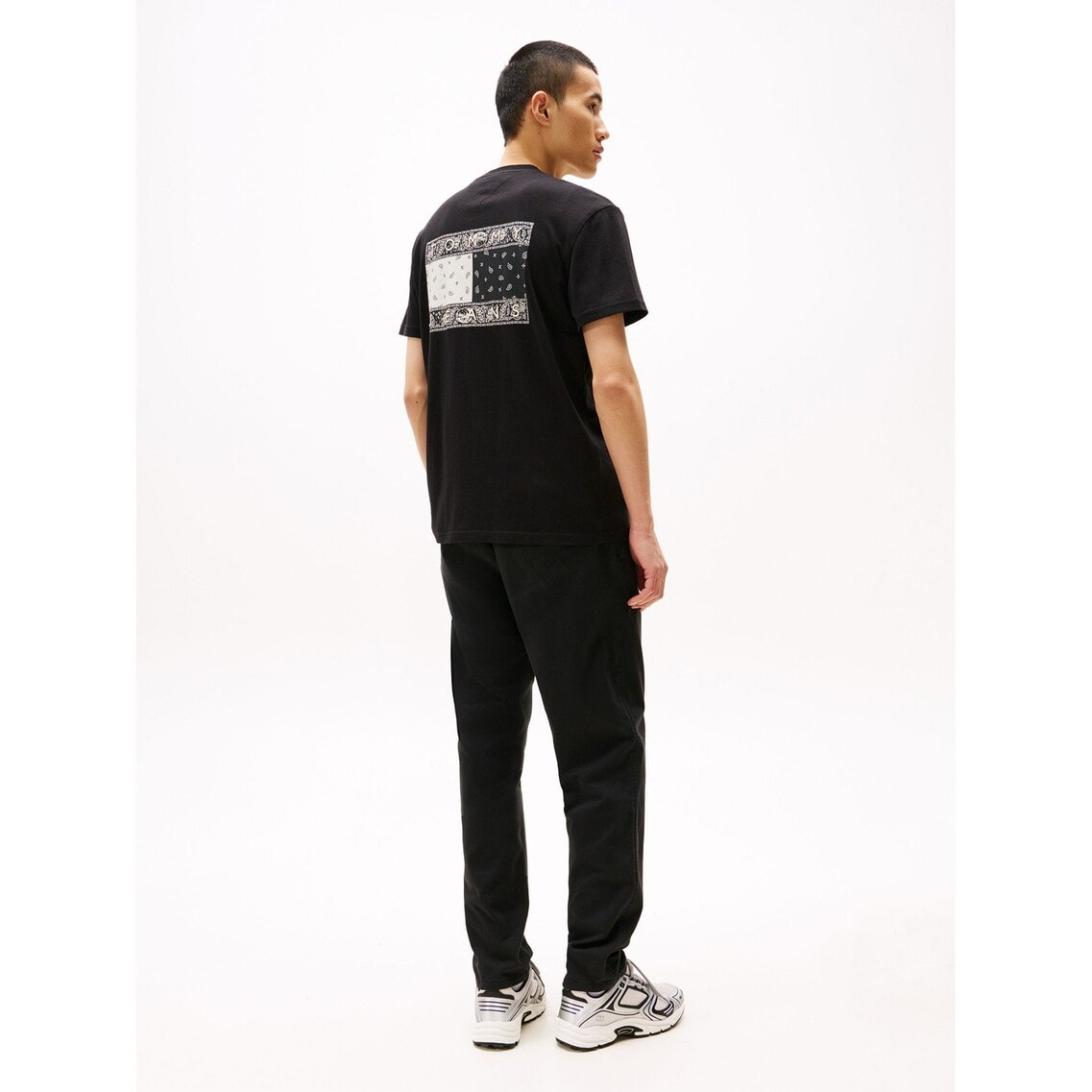 2点でさらに10％OFF】レギュラーペイズリーフラッグTシャツ