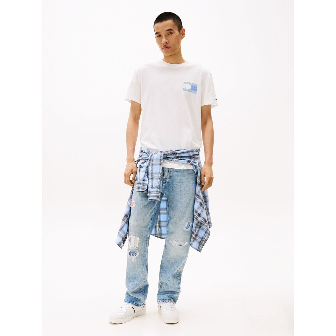 トミー ヒルフィガー TJM リラックスペイズリーフラッグ Tシャツ リラックスペイズリーフラッグTシャツ｜トミーヒルフィガーの