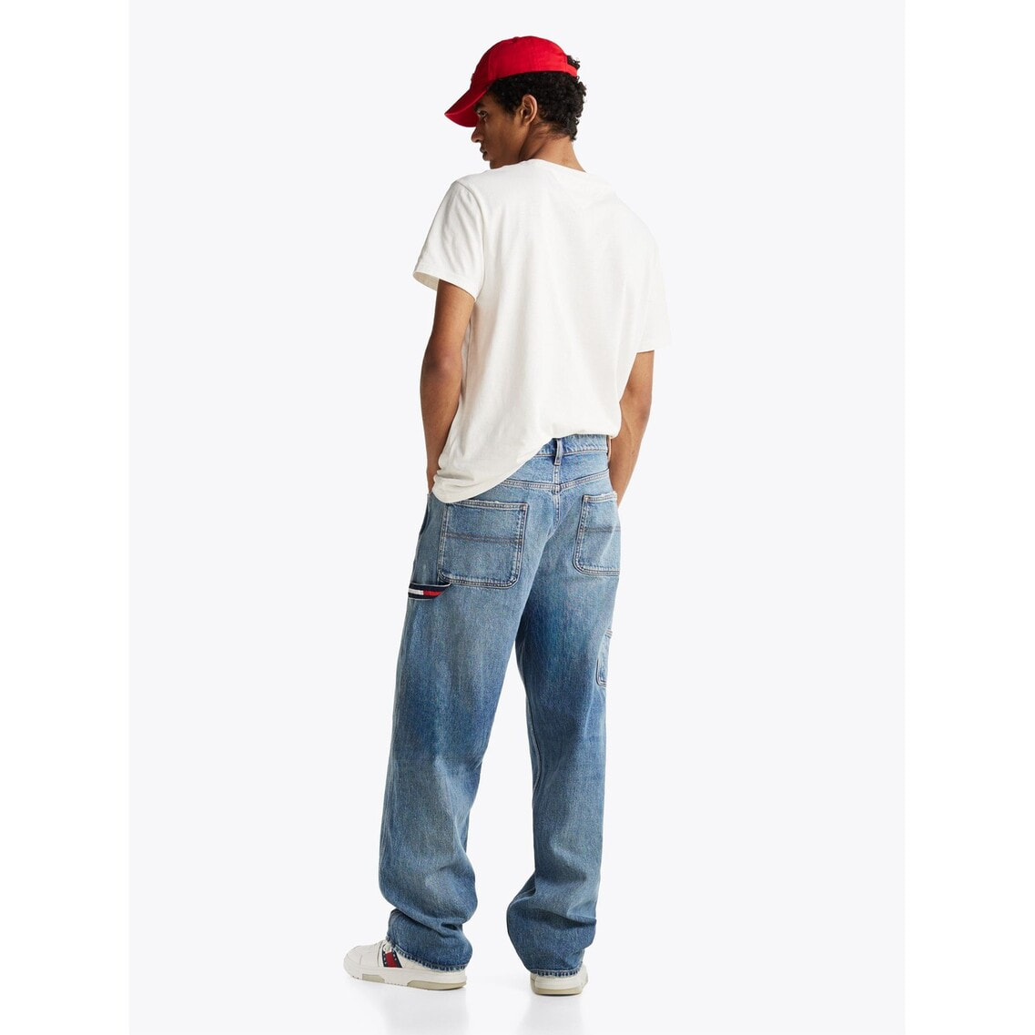 さらに10%off】リラックスストレートカーペンタージーンズ
