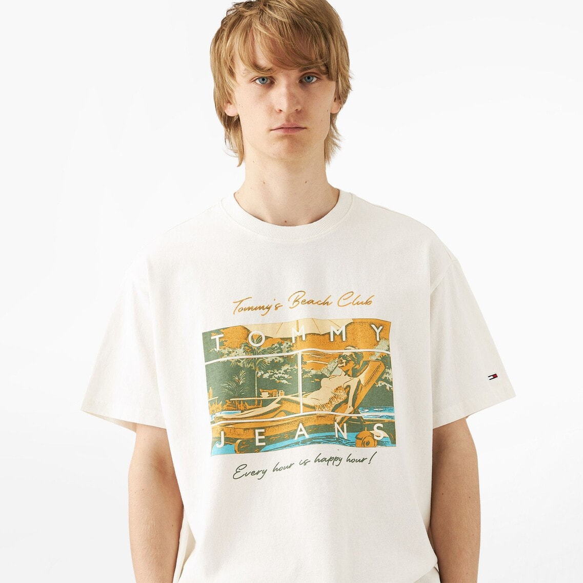 トミー ヒルフィガー TJM リラックス トーナル クレスト Tシャツ TOMMY HILFIGER tシャツ TJM リラックス トーナル クレスト T