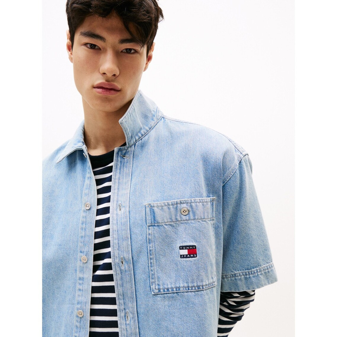 旧トミー ファッション ブティック デッドストック 未使用品 90's TOMMY HILFIGER 2タック コットンリネンショーツ