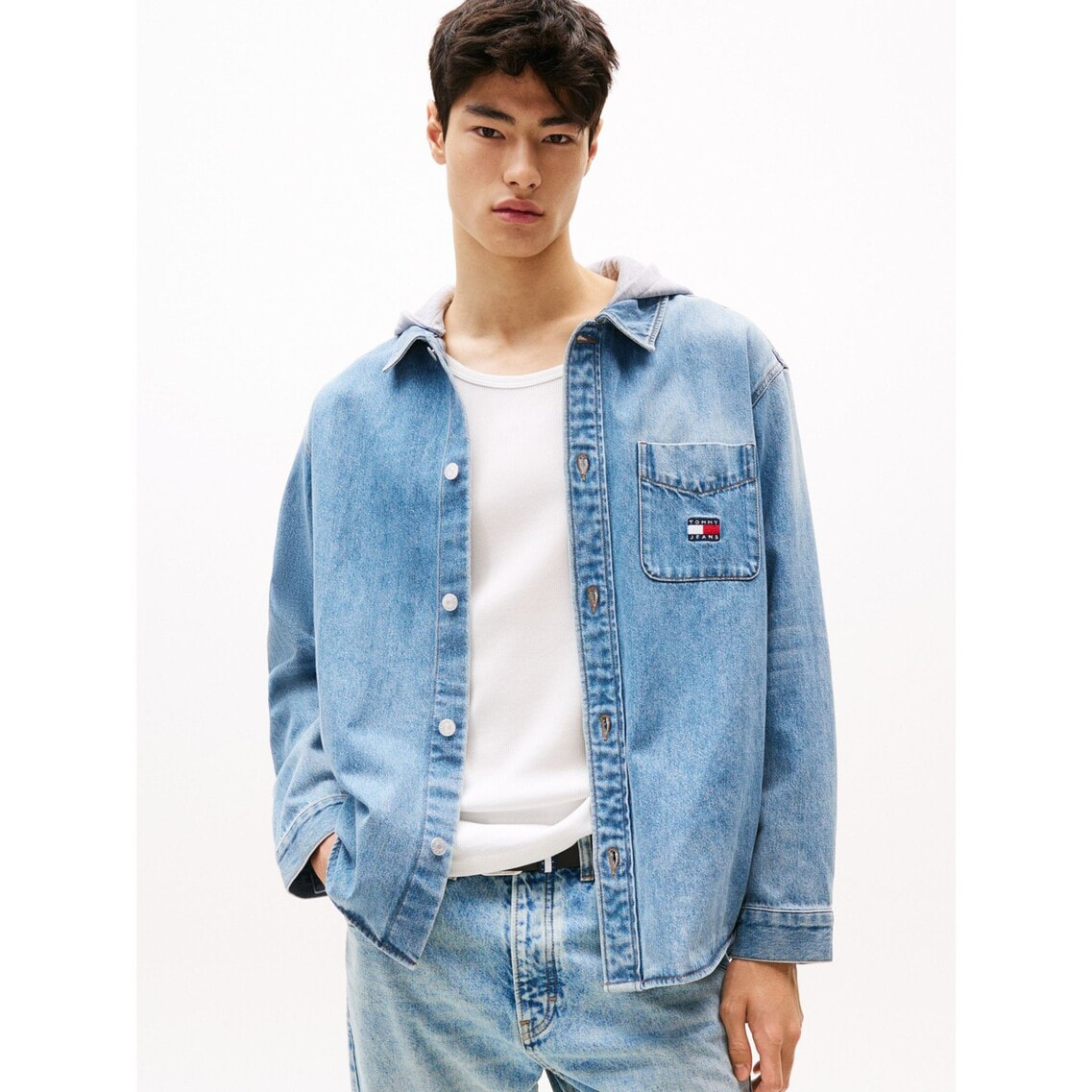 TOMMY HILFIGER デニムジャケット M ジージャン　トミー　シーズン | [トミーヒルフィガー] 公式 TJM HOODED DENIM SHACKET