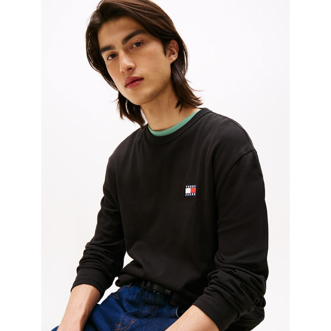 レギュラーバッジロングスリーブTシャツ | トミー ジーンズ