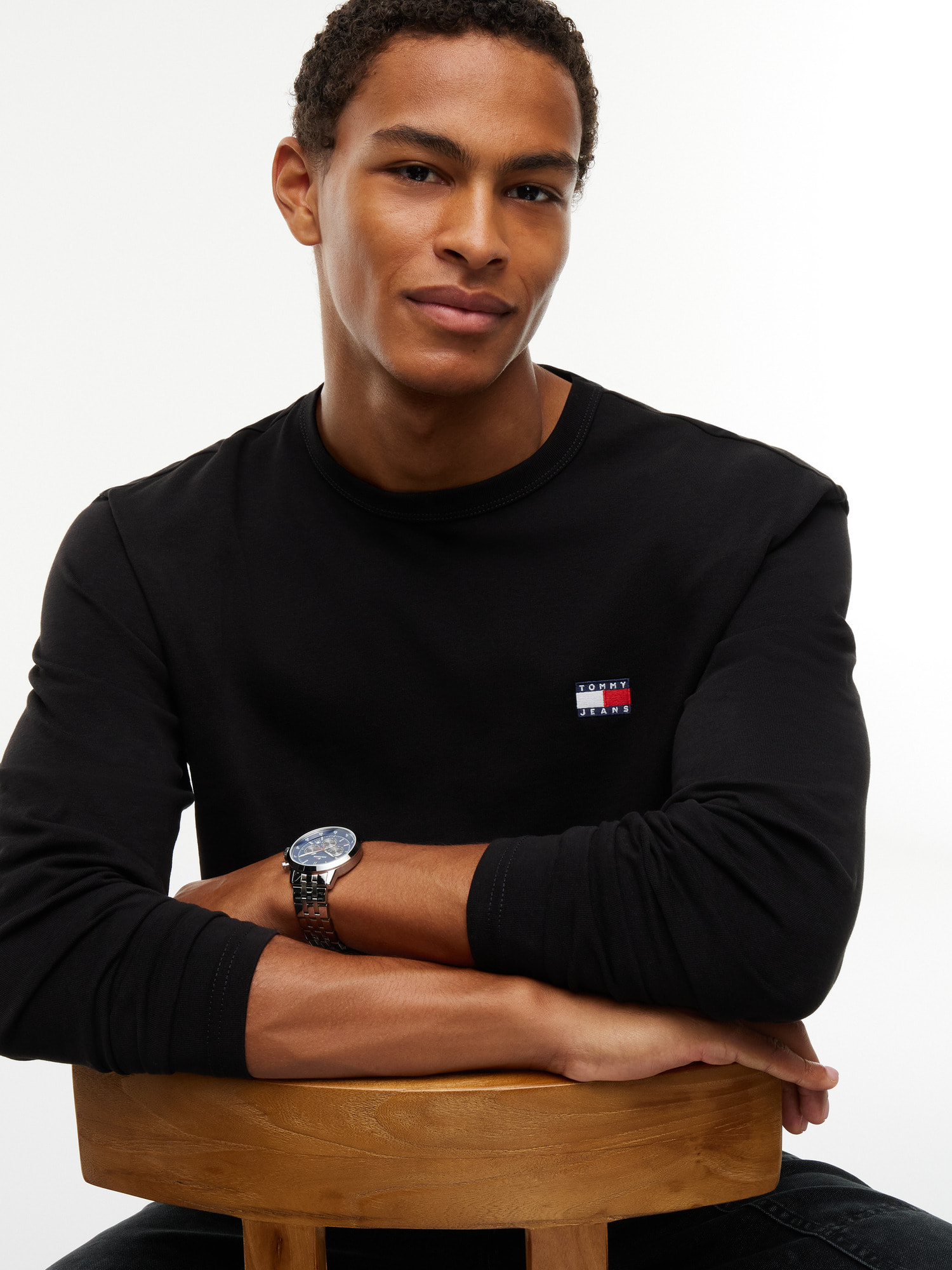レギュラーバッジロングスリーブTシャツ | トミー ジーンズ | トミー