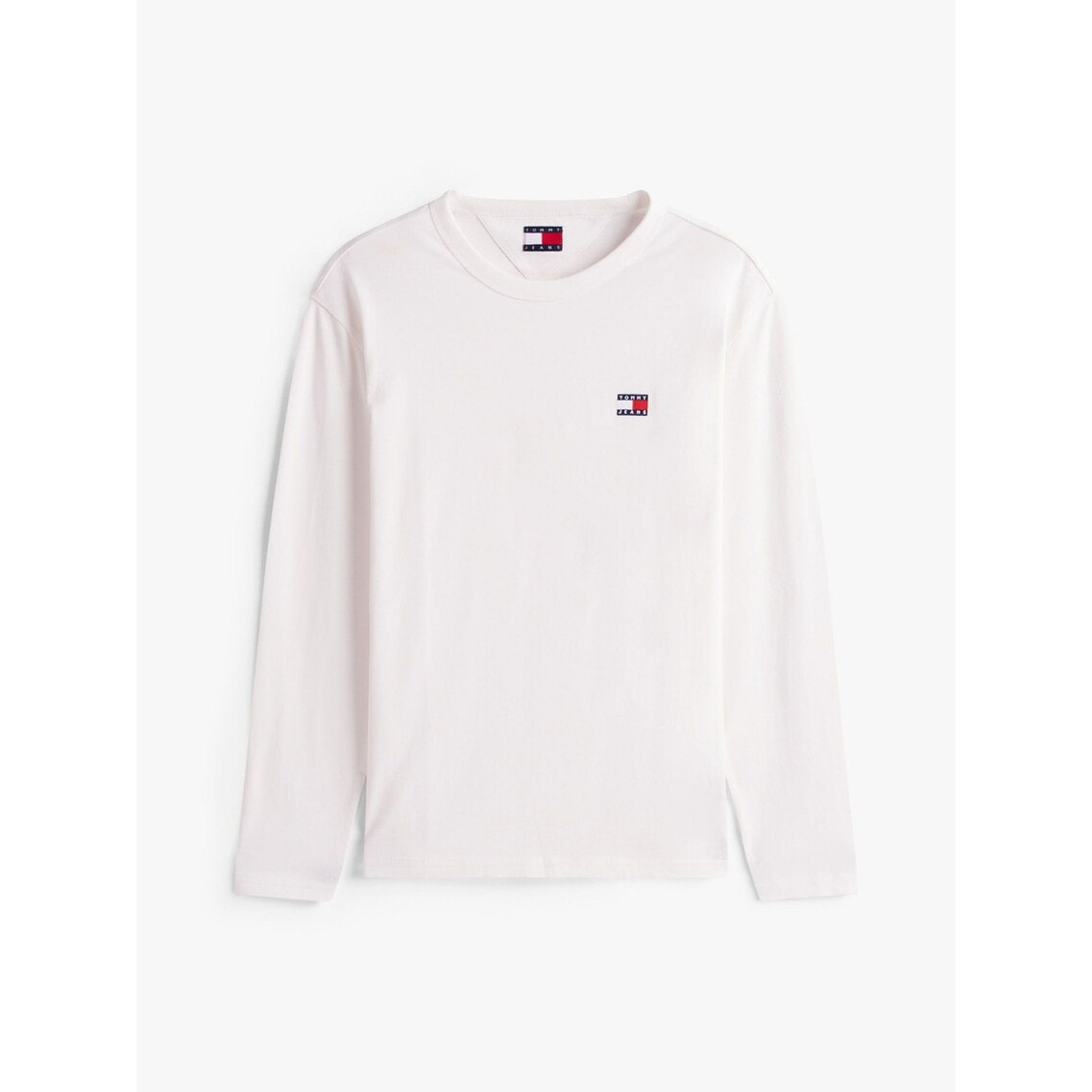  JEANS トミージーンズ トミーバッジロングTシャツ海外限定 TOMMY JEANS トミージーンズ トミーバッジロングTシャツ海外限定
