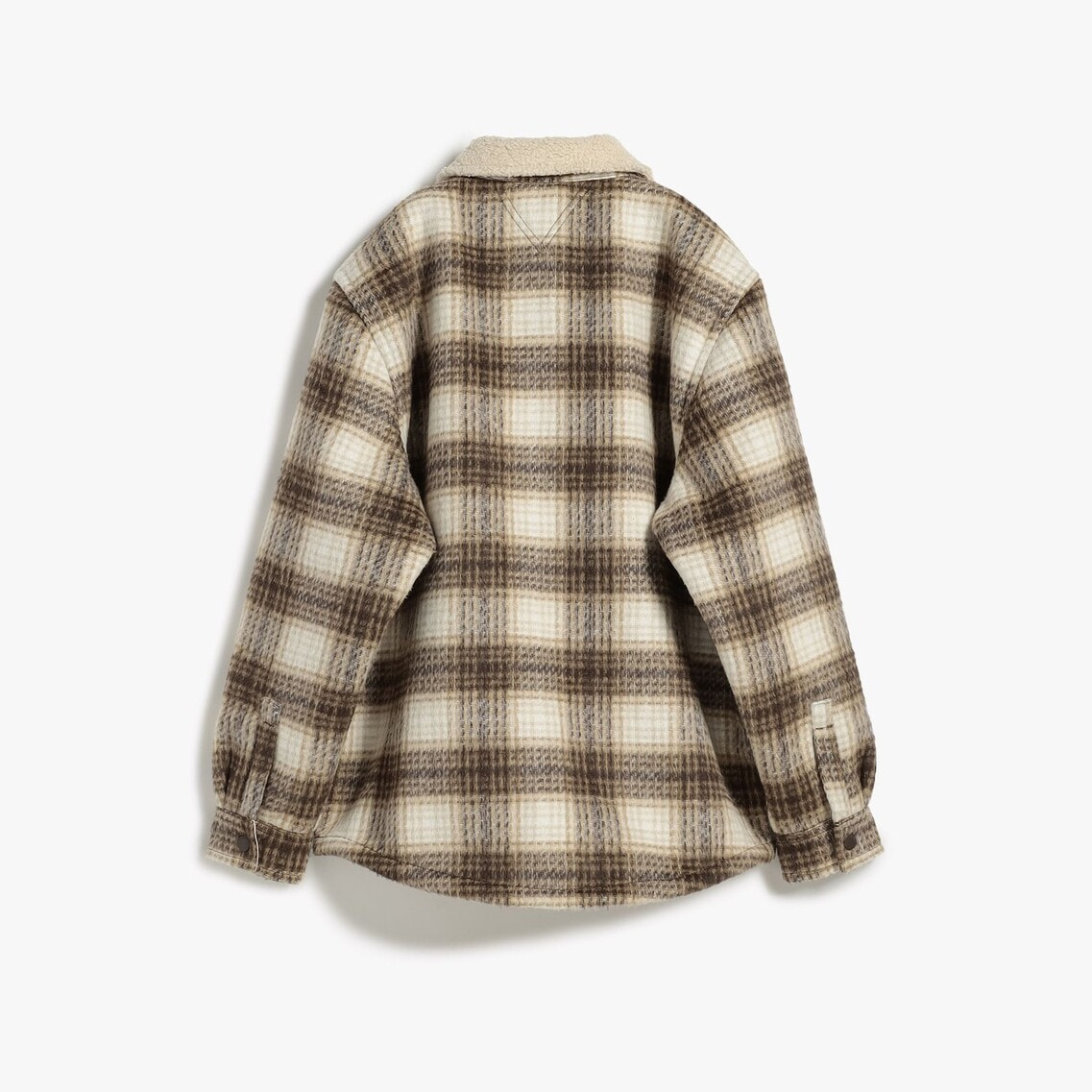 トミー ジーンズ（ JEANS）/チェックテディオーバーシャツ チェックテディオーバーシャツ | トミー ジーンズ | トミー