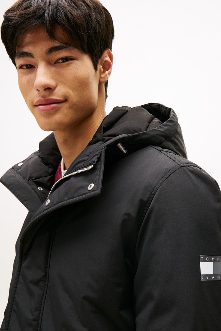 美品 トミーヒルフィガー ブルゾン シボレザー ブラック TOMMY HILFIGER（トミーヒルフィガー）の「TOMMY HILFIGER