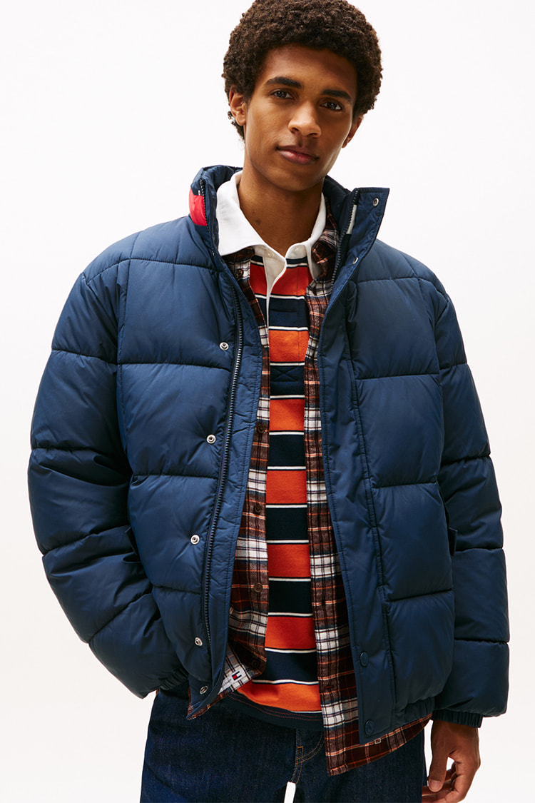   トミージーンズ　コート　ジャケット TOMMY JEANS コート ジャケット ロングバーシティコーチ