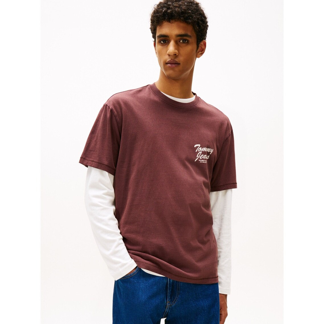 トミー ジーンズ（ JEANS）/リラックスノベルティTシャツ 3点でさらに10％OFF】リラックスノベルティTシャツ | トミー ジーンズ