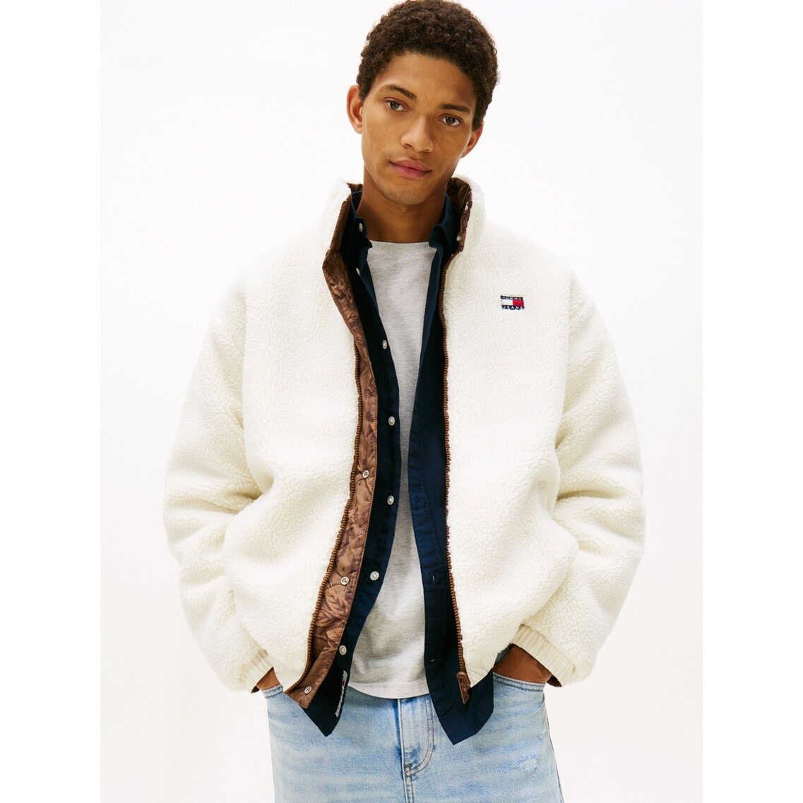 リバーシブルテディジャケット | トミー ジーンズ | トミー