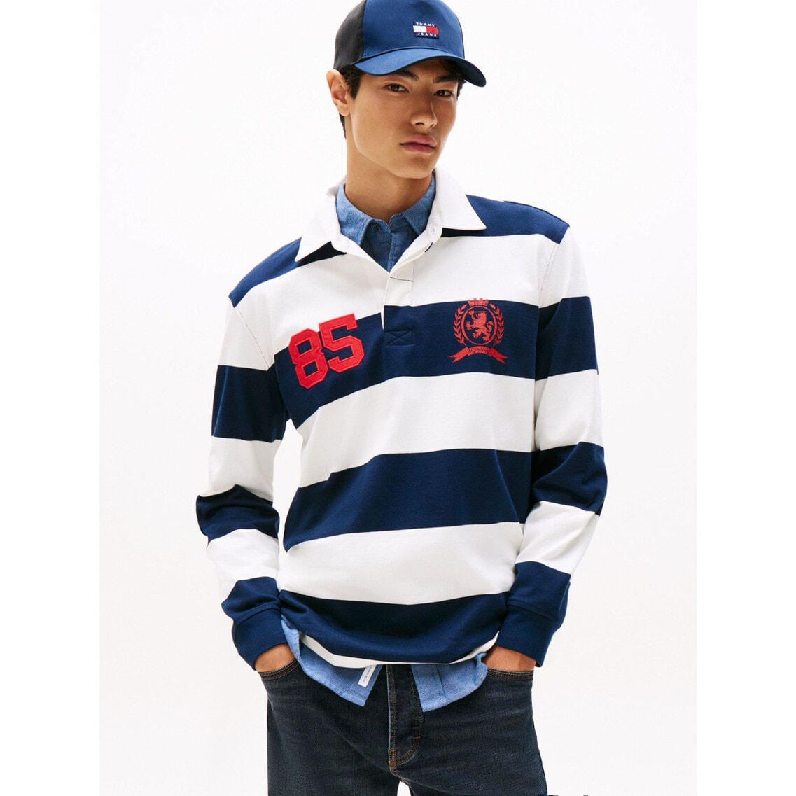 リラックスボーダーラガーシャツ | トミー ジーンズ | トミー