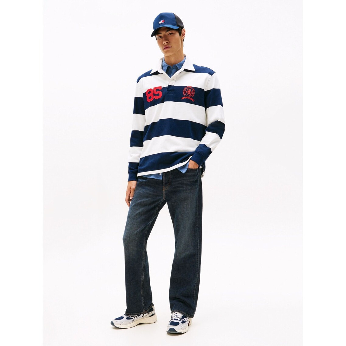 【激レア】トミージーンズ　ラガーシャツ　ボーダー　ポロシャツ　90s トミージーンズ ラガーシャツ ボーダー ポロシャツ 90s - メルカリ