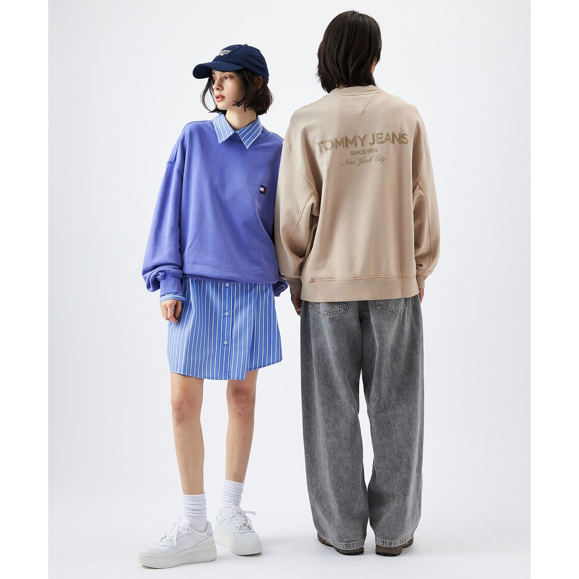 My♡co-co via j トレーナー 90s ニュークラシッククルーネックトレーナー | トミー ジーンズ