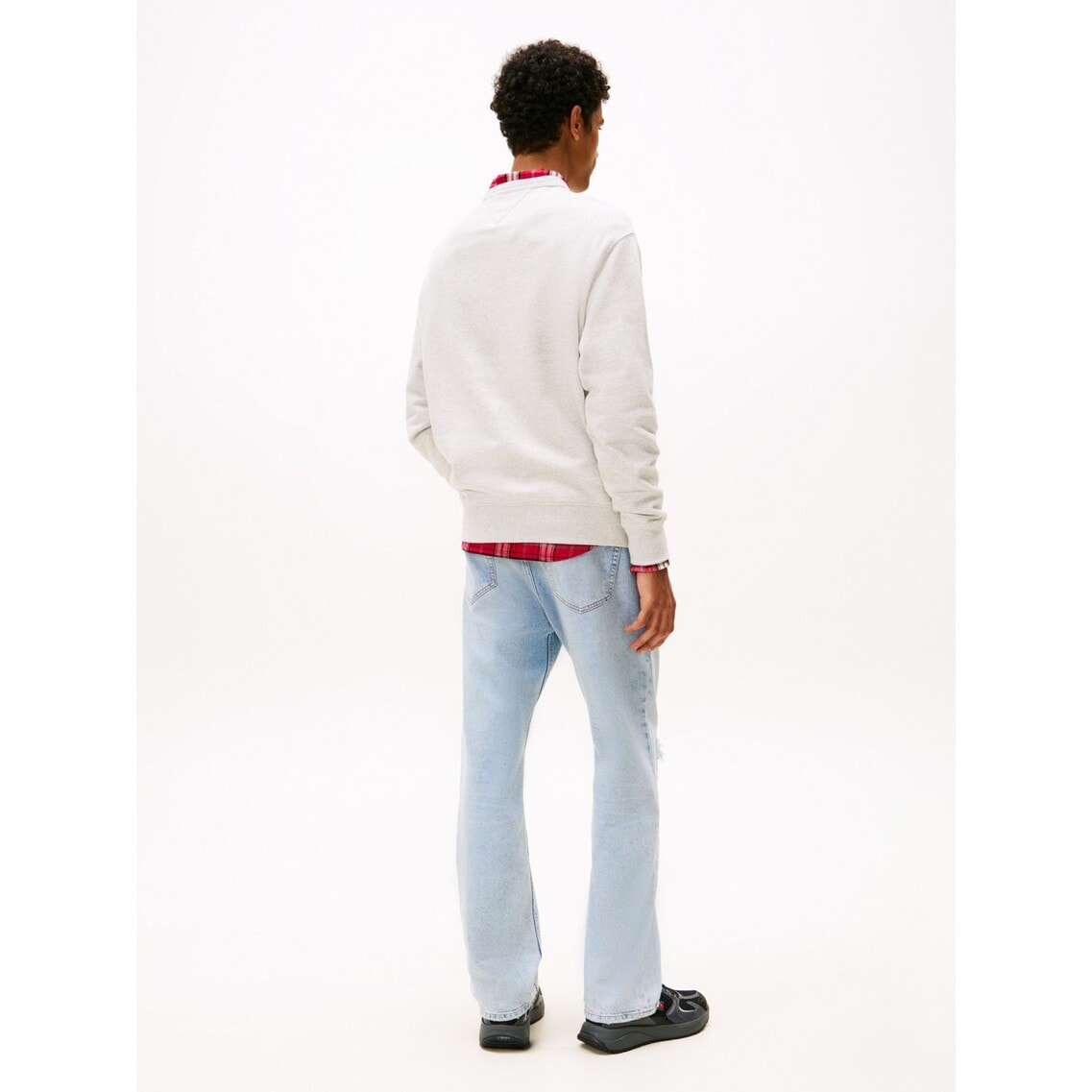 リラックスブークレロゴスウェットプルオーバー | トミー ジーンズ