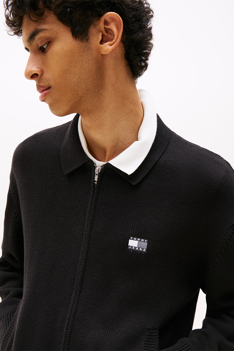 トミーネイビー チェック柄 セーター TOMMY HILFIGER（トミーヒルフィガー）の「ストラクチャー