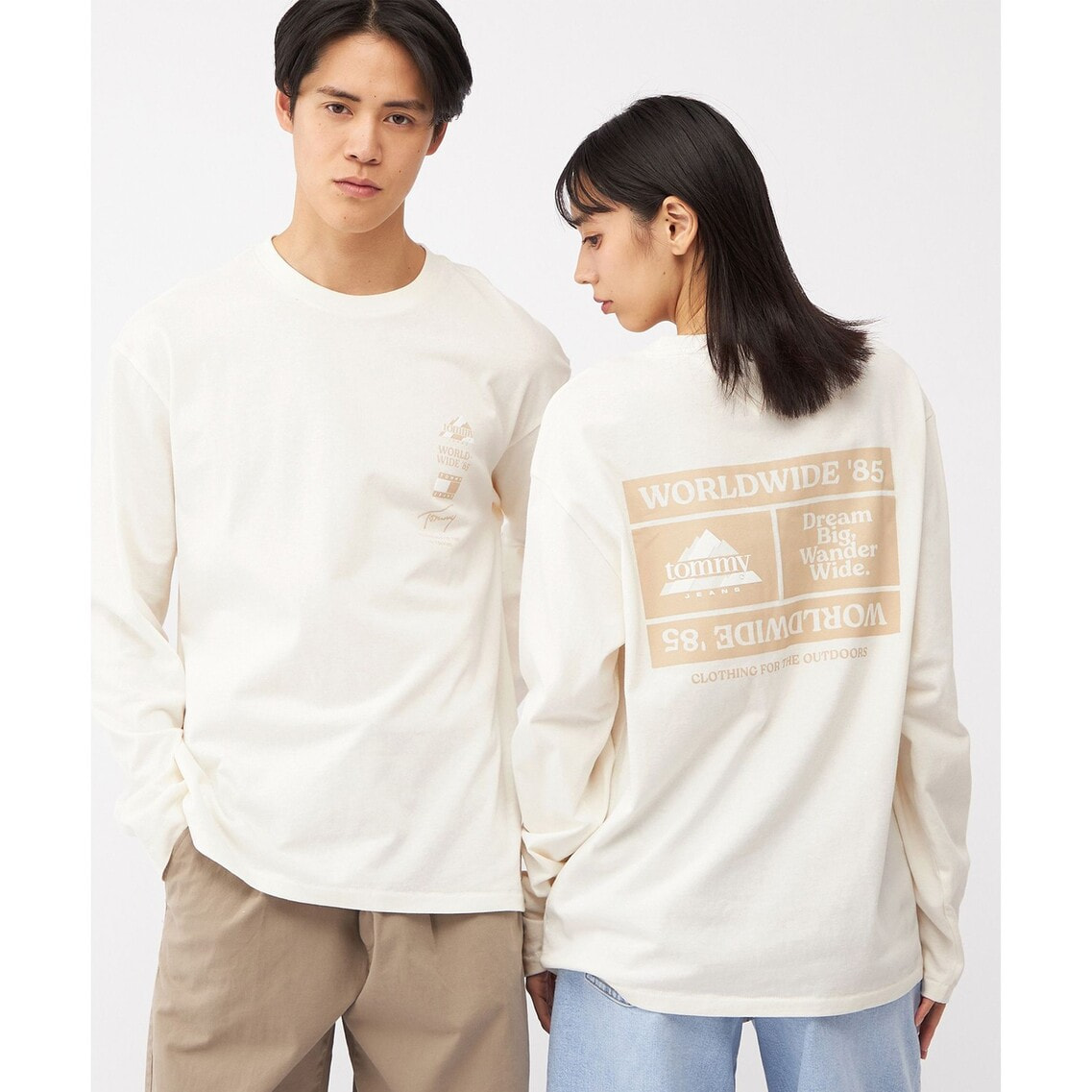 リラックスピークスロングスリーブTシャツ | トミー ジーンズ | トミー