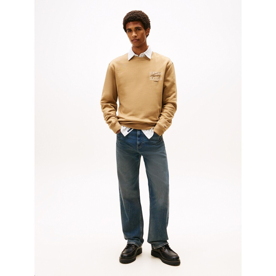 レギュラーエントリープレイクルーネックスウェットシャツ | トミー