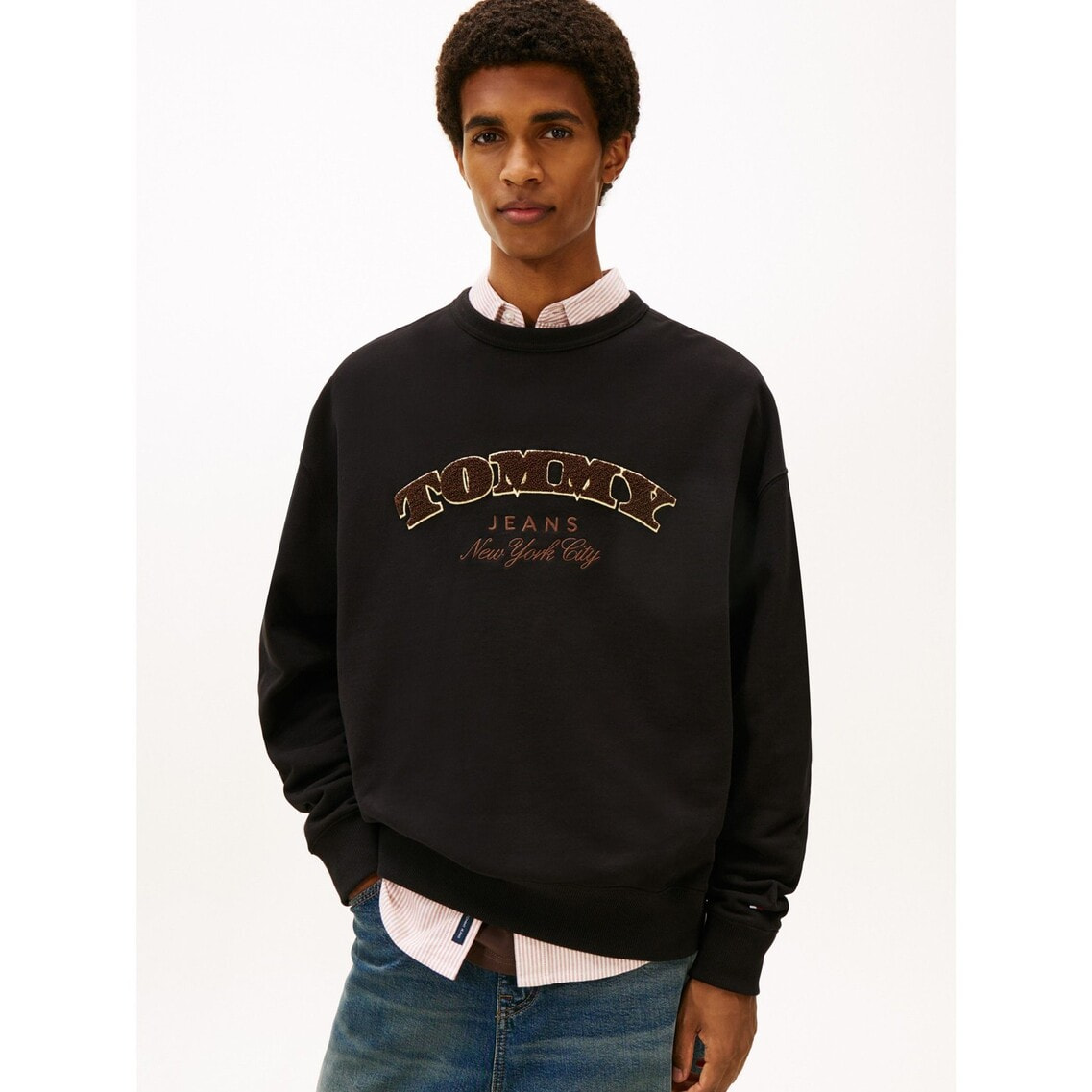 リラックスブークレフォントプレイクルーネックトレーナー | トミー