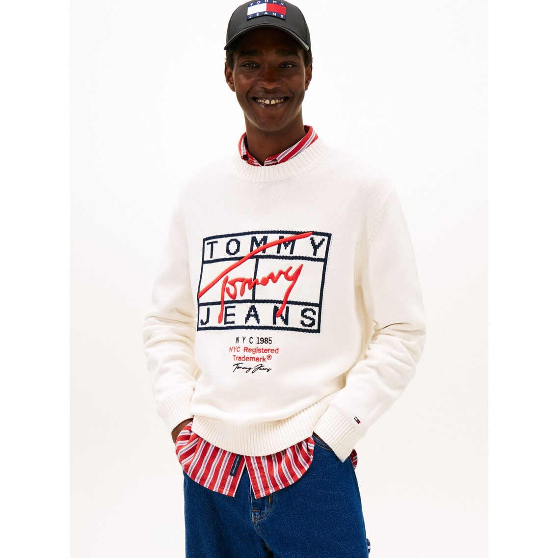 レギュラーシグネチャーセーター | トミー ジーンズ | トミー