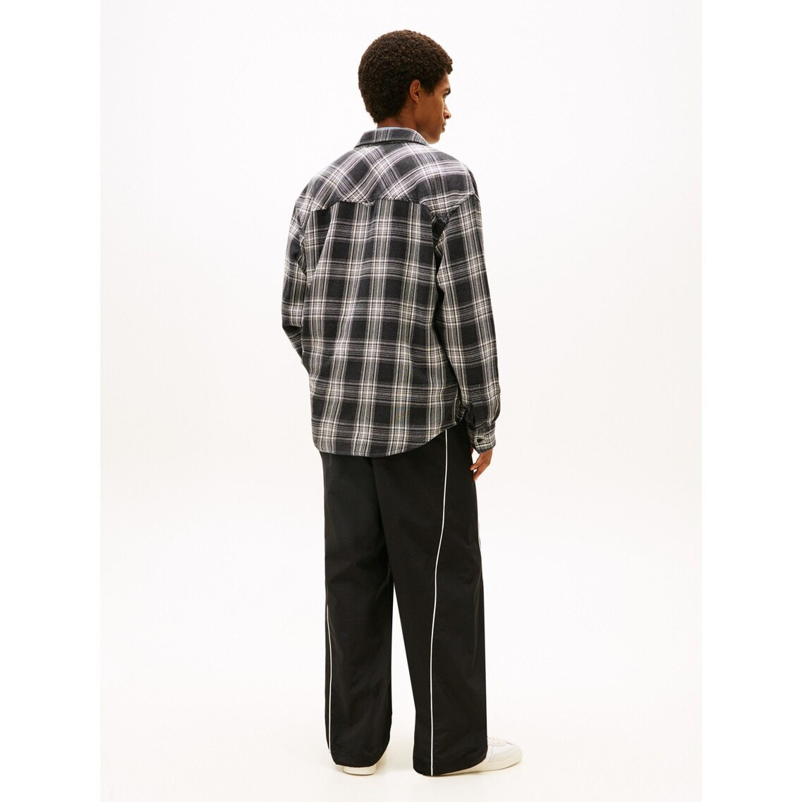 リラックスチェックブラッシュオーバーサイズシャツ | トミー ジーンズ