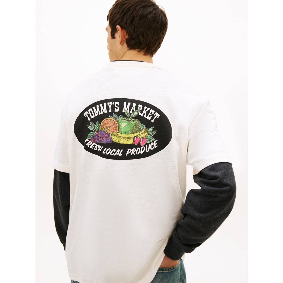 リラックスノベルティショートスリーブTシャツ | トミー ジーンズ