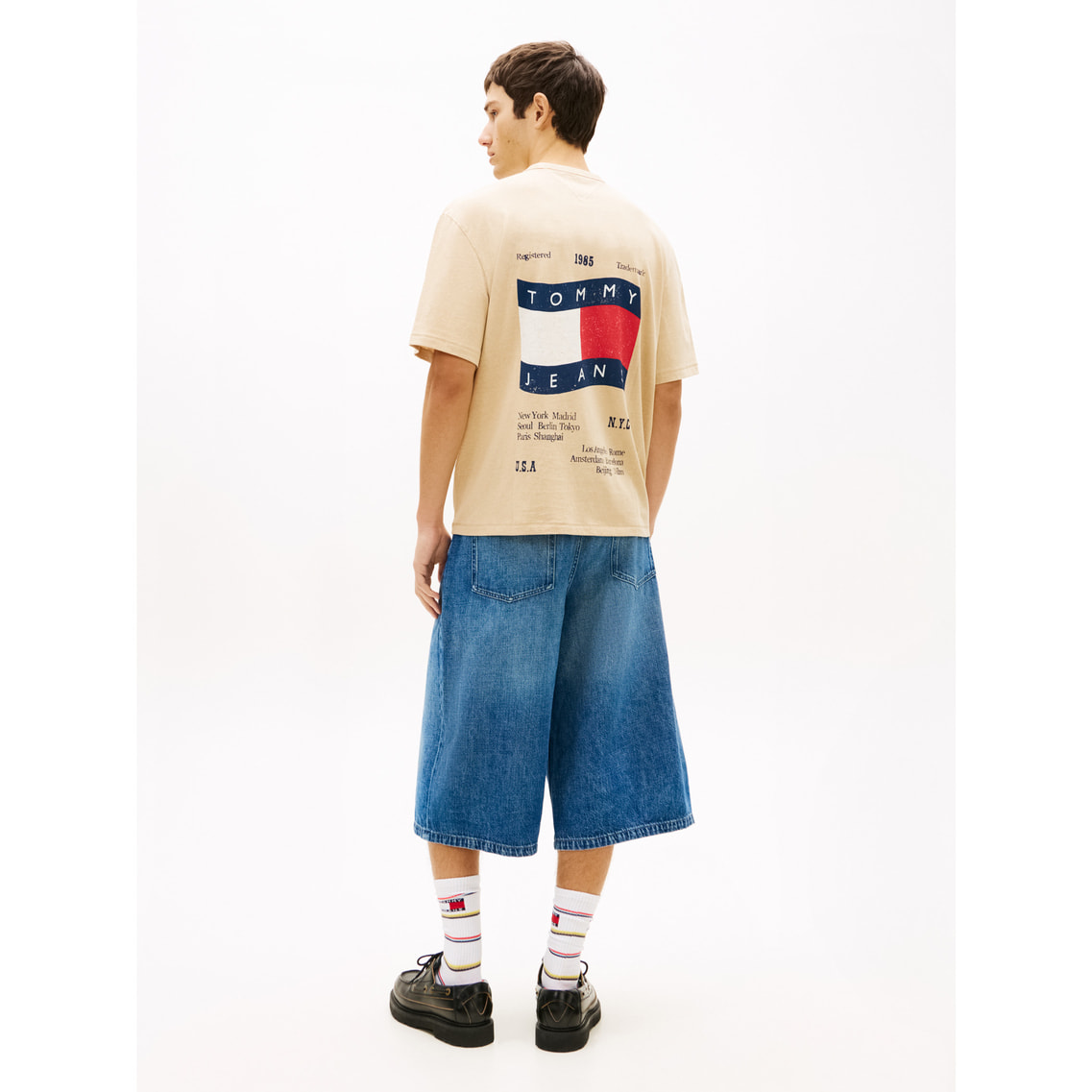 ウェービングフラッグショートスリーブTシャツ | トミー ジーンズ