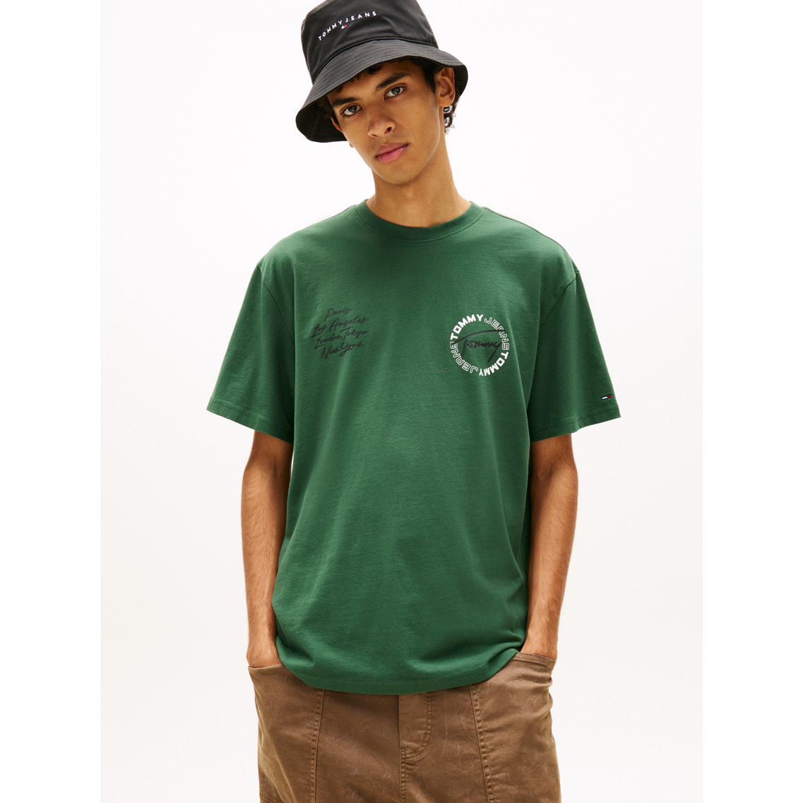 サインサークルリラックスショートスリーブTシャツ | トミー ジーンズ