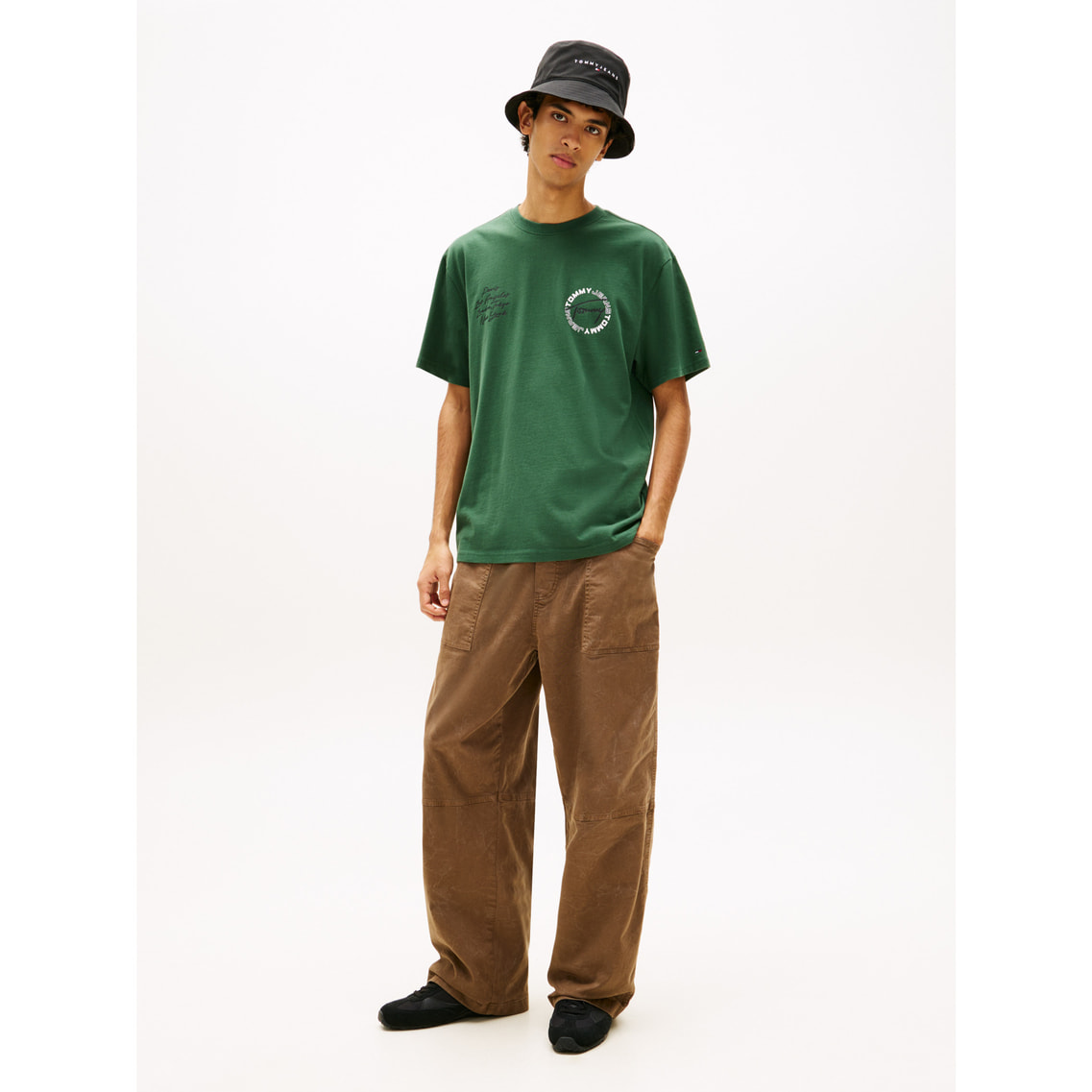 サインサークルリラックスショートスリーブTシャツ | トミー ジーンズ