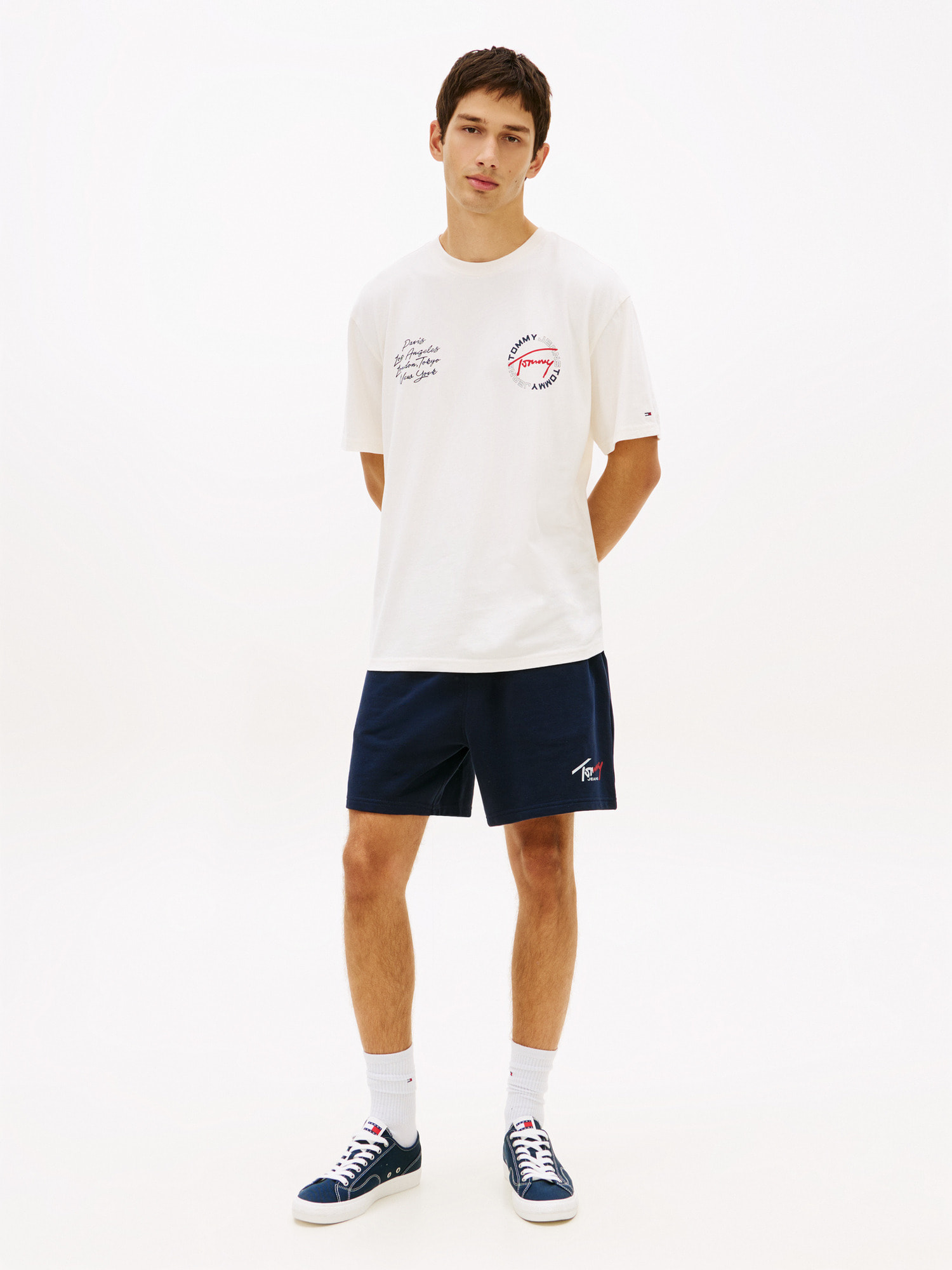 サインサークルリラックスショートスリーブTシャツ | トミー ジーンズ