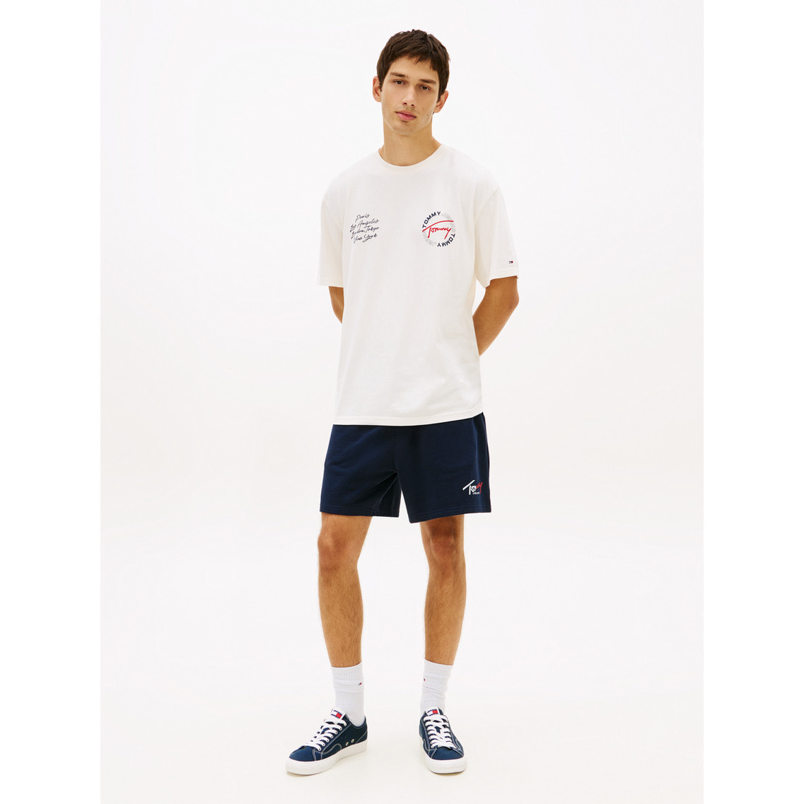 サインサークルリラックスショートスリーブTシャツ | トミー ジーンズ