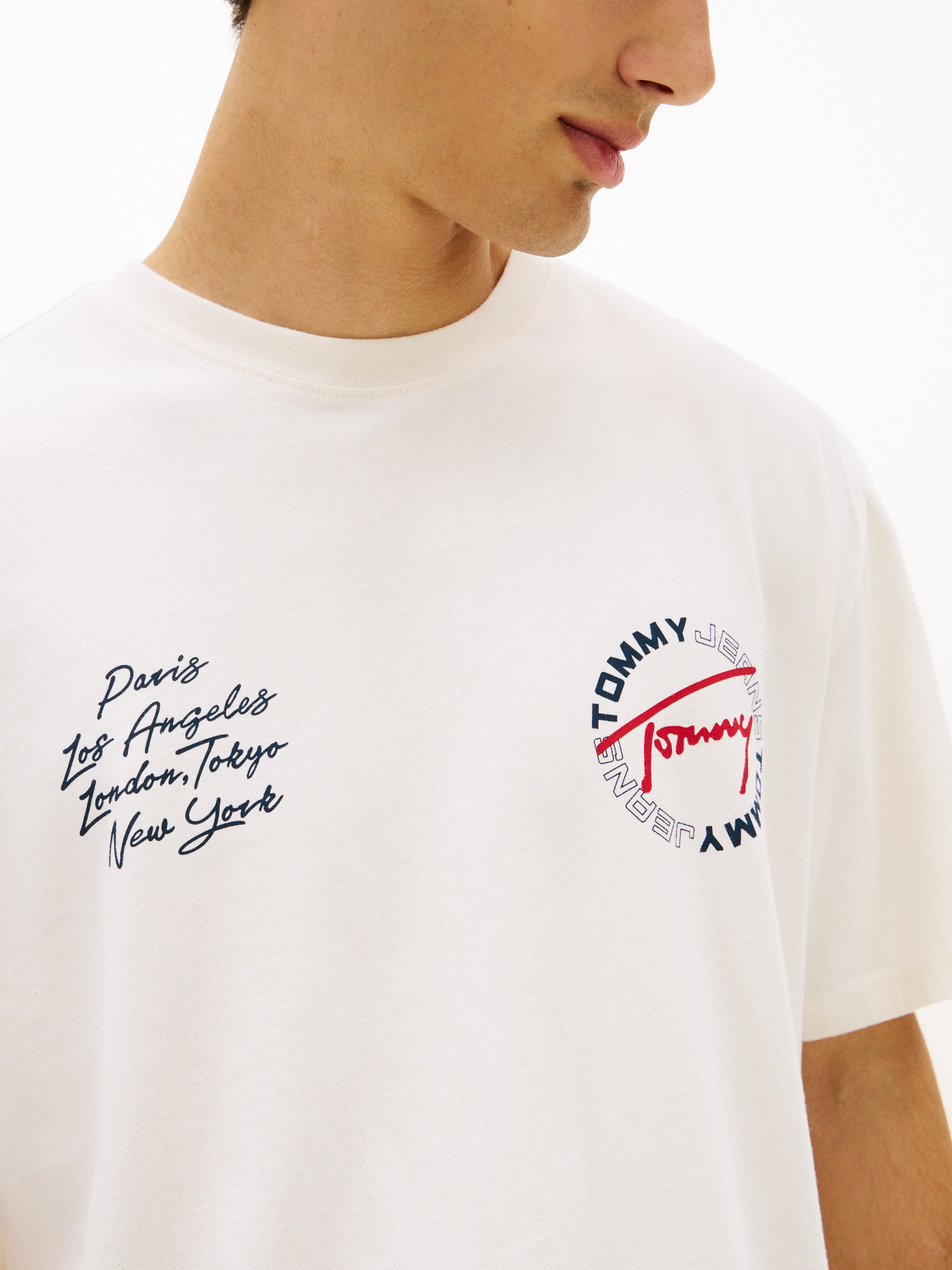 サインサークルリラックスショートスリーブTシャツ | トミー ジーンズ
