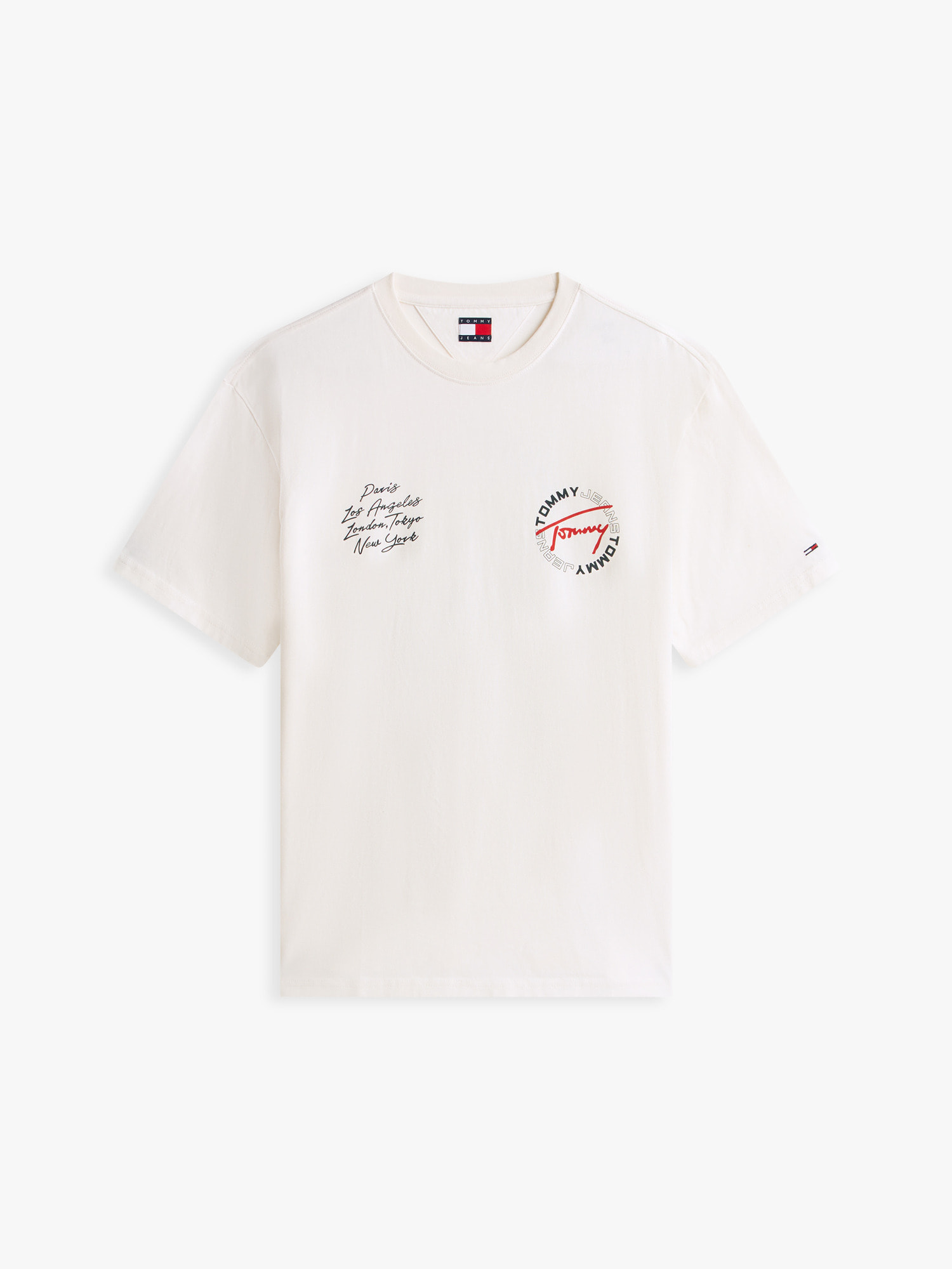 とみースター サインサークルリラックスショートスリーブTシャツ | トミー ジーンズ