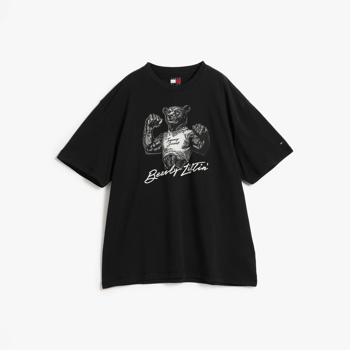 リラックスフィットベアプリントショートスリーブTシャツ | トミー
