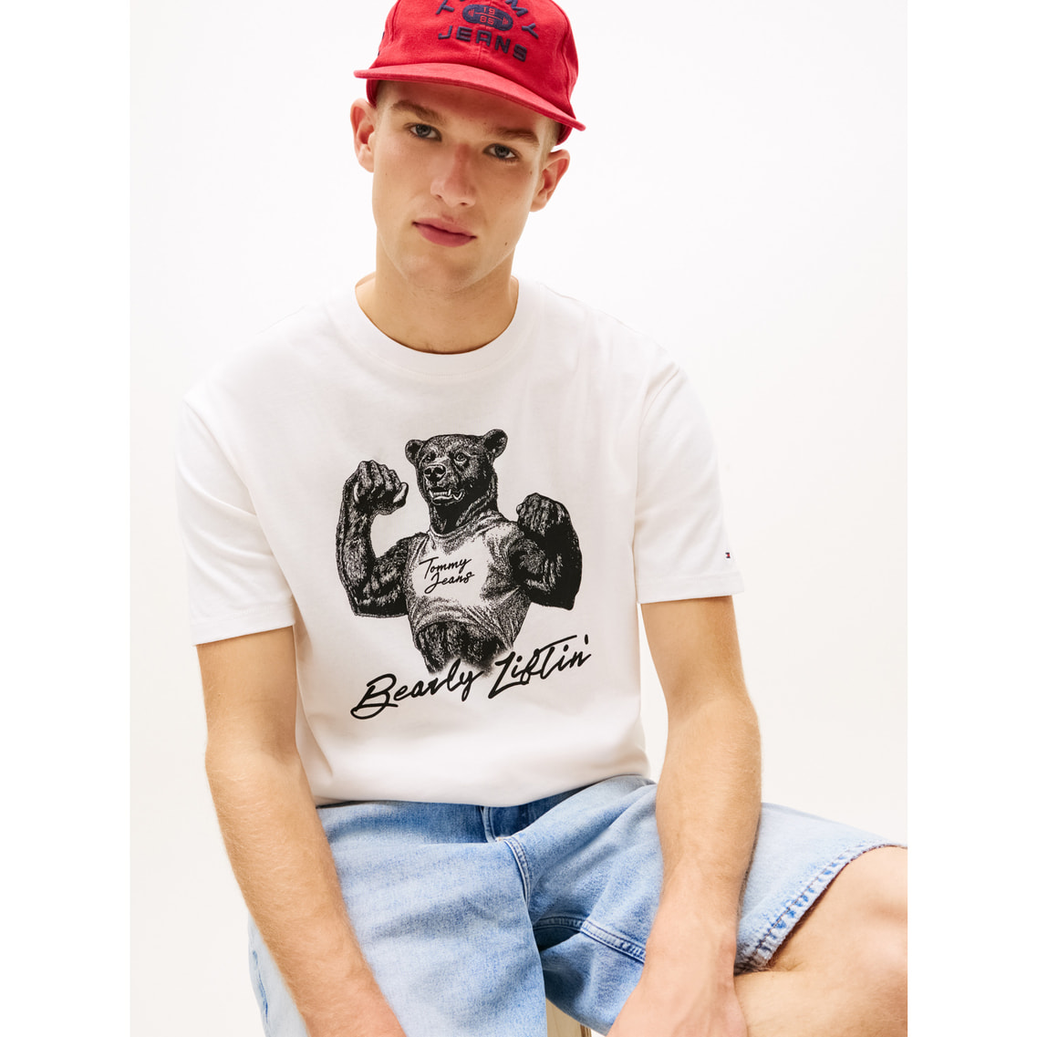 「KillTears」「LowkeyMyFam tee」　2着 2点でさらに10％ off】リラックスフィットベアプリントショート