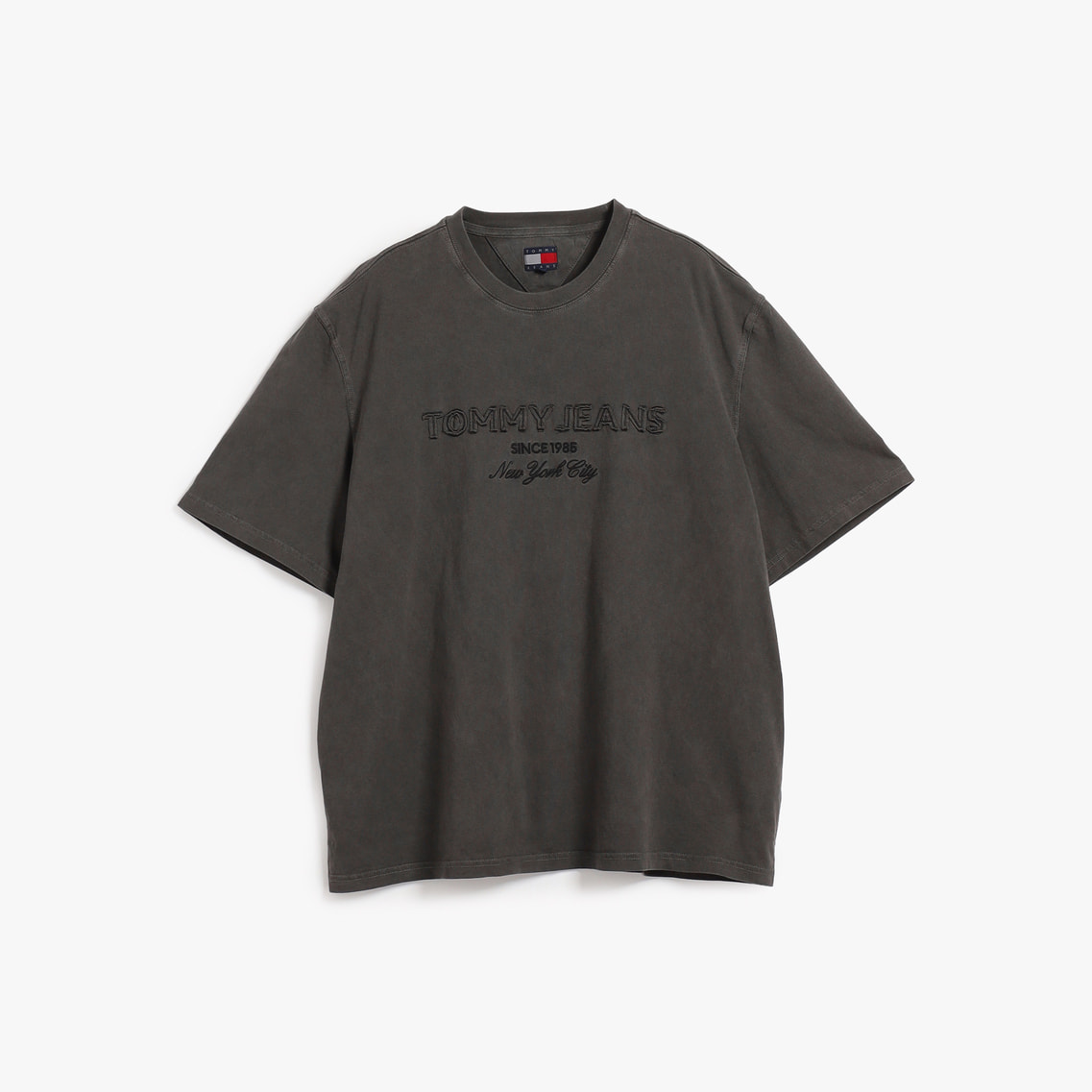 【新品未使用】 jeans 90sトミーロゴTシャツグレー 90s ニュークラシックショートスリーブTシャツ | トミー ジーンズ
